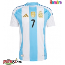 Camiseta Argentina Rodrigo De Paul #7 Primera Equipación Copa America 2024 manga corta